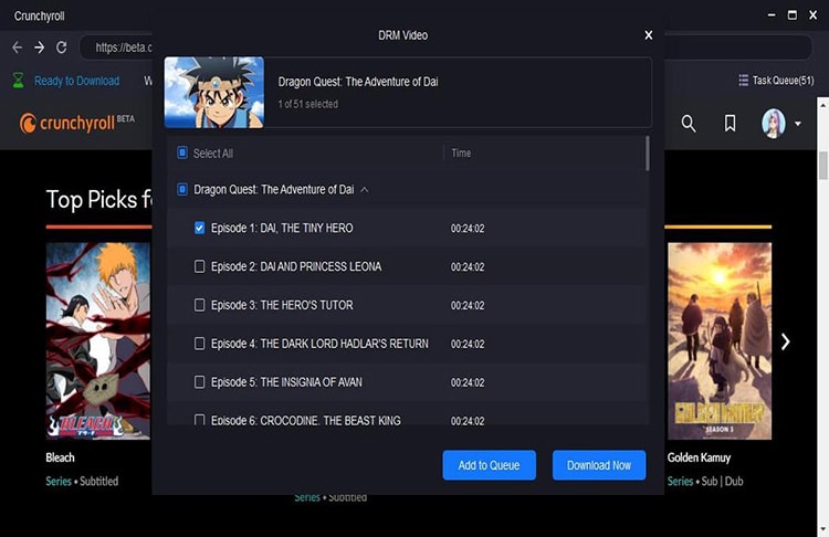 <b>Step 2: </b>Locate the video you want to download.