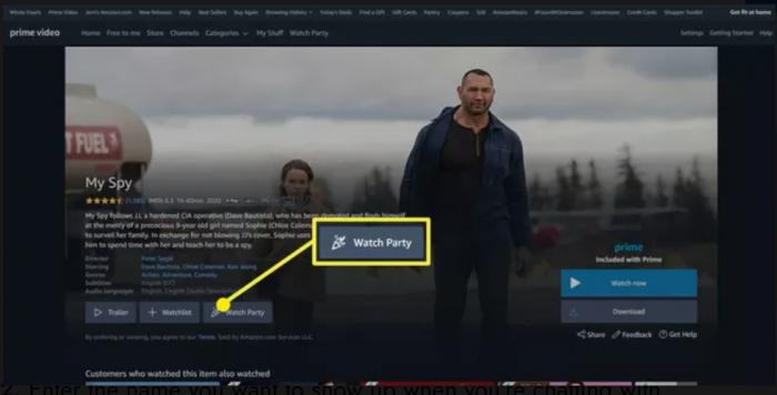watch party amazon prime tv