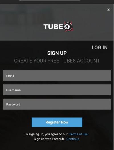 Sign Up For Tube8