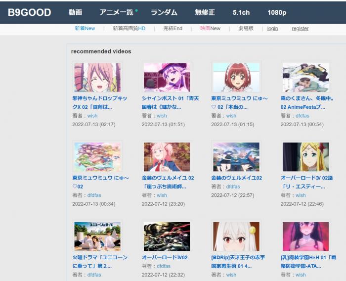 b9goodでアニメ動画は見れない？閉鎖？ウイルス・違法の危険性