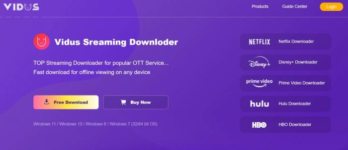 Vidus Streaming Downloader