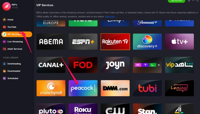 Elija Peacock TV