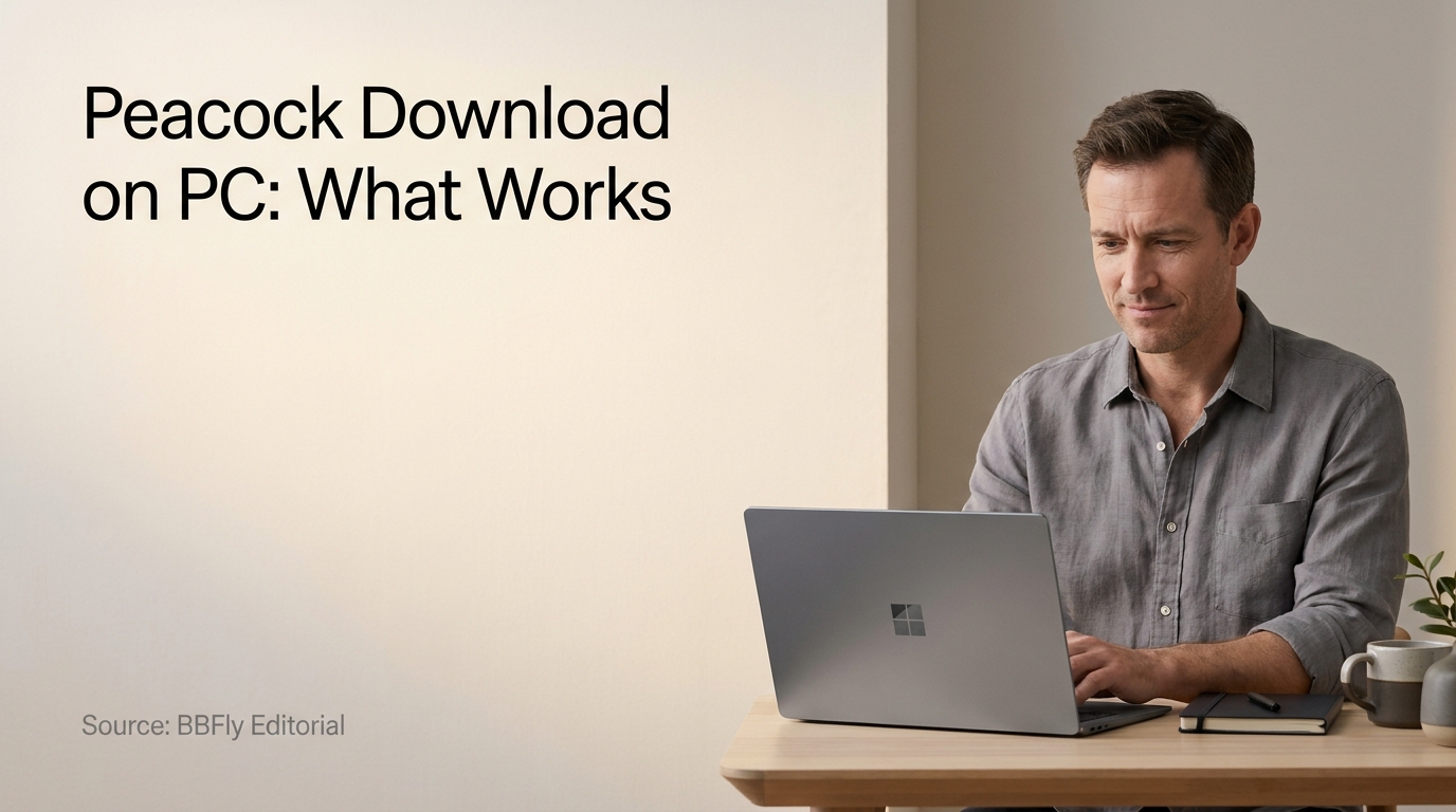 peacock download on pc guide