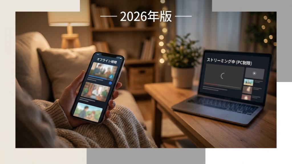 Netflixオフライン視聴の仕組みと制限・PC対応状況の注意点【2026年版】